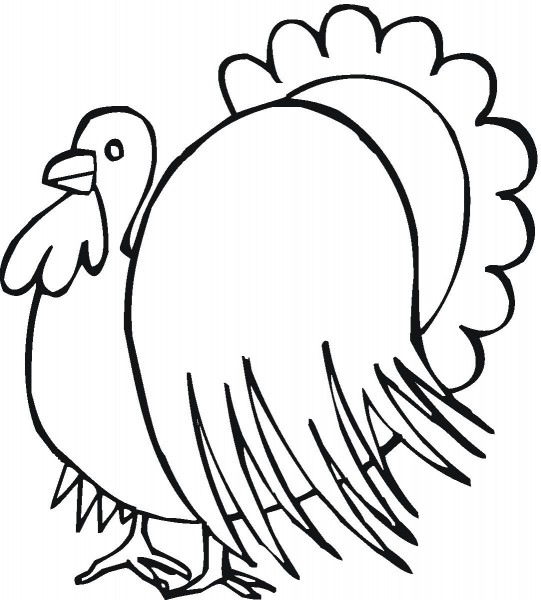 Turkey For Thanksgiving Day - Free Coloring Pages #1082 to print ...
