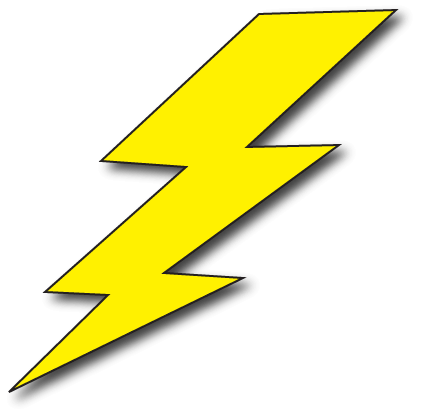Lightning Bolt Coloring Page - ClipArt Best