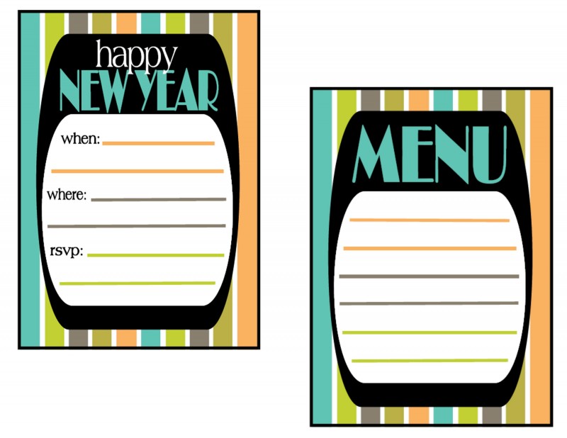 FREE New Year's Party Printables From Mimi's Dollhouse | Catch My ...