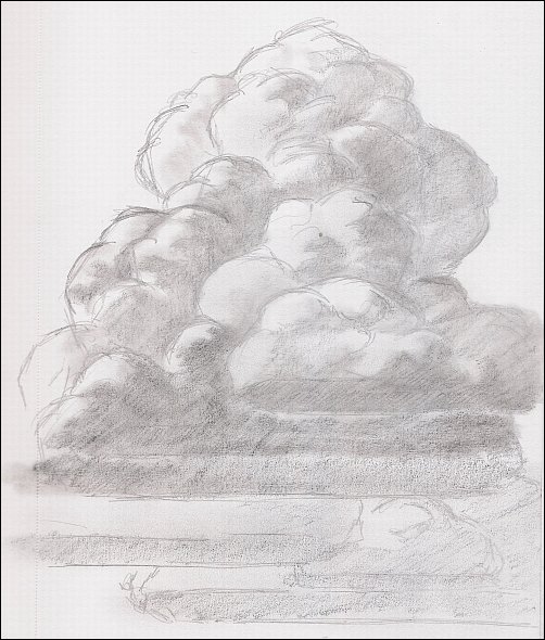 Drawing Mini Clinic – How To Draw Thunderhead Clouds | Carrie L ...