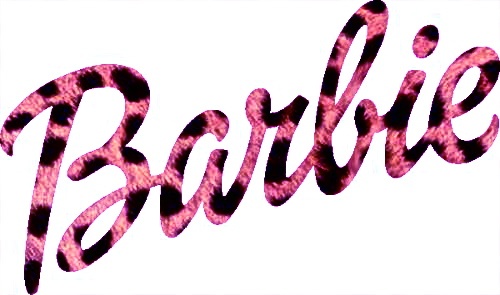 Pink Leopard Print Barbie logo ♥ | Barbie <3 | Pinterest