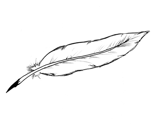 m-sketches-of-a-quill-pen-coloring-pages
