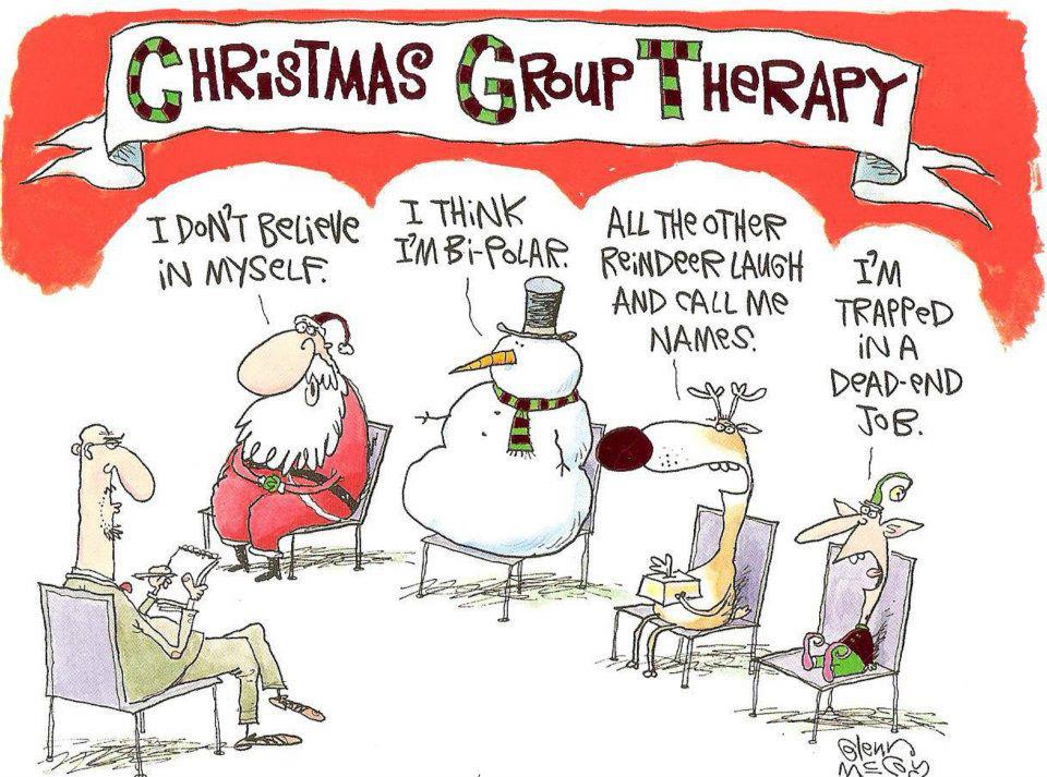 Cartoon: Christmas Group Therapy | Armington Psychotherapy ...