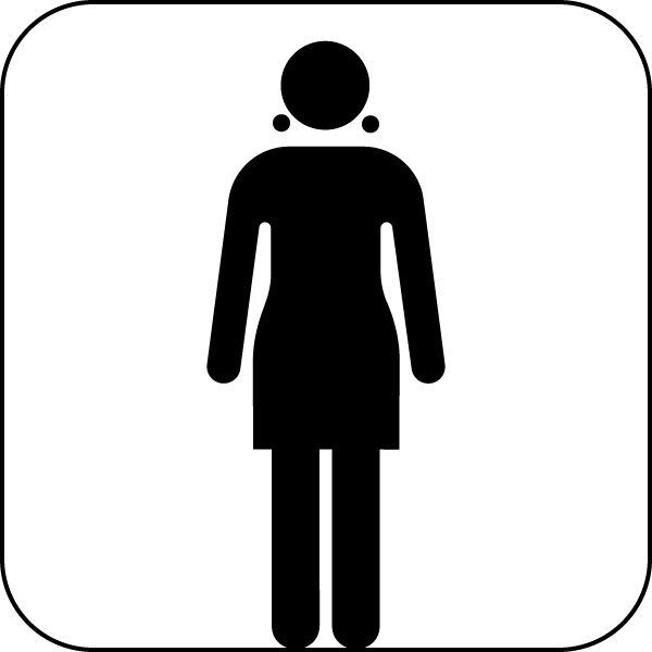 Lady, Woman -- Sign, Symbol, Image, Graphics for Way Finding ...