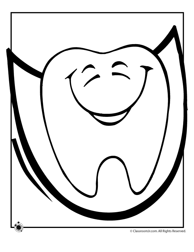 Tooth-coloring-pages-2 | Free Coloring Page Site