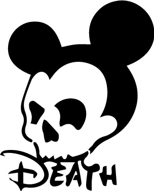 Death Mouse stencil template | Stenciling | Pinterest