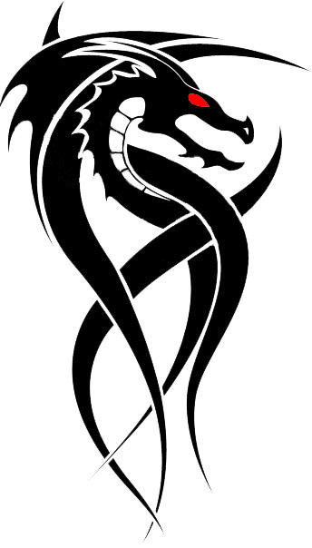 DRAGONES on Pinterest | Tribal Dragon Tattoos, Dragon and Flame ...