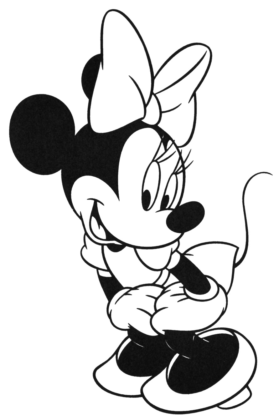minnie mouse coloring pages printable | www.walzem.net