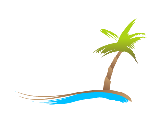 Island Bathrooms - Redrawing the Palm Tree logo design - 48HoursLogo.