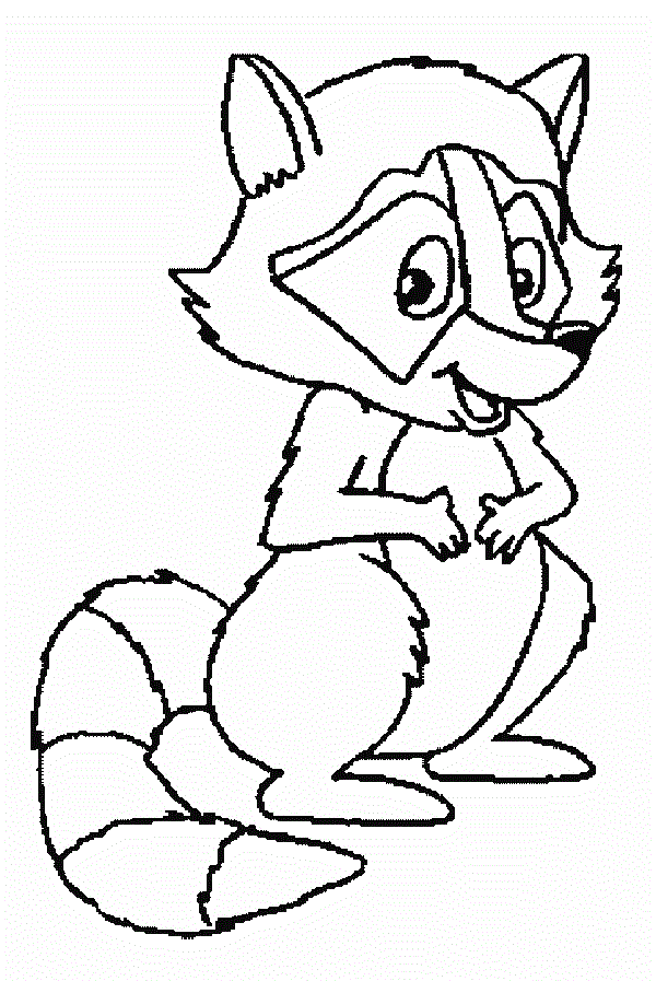 raccoons coloring pages | Coloring Kids