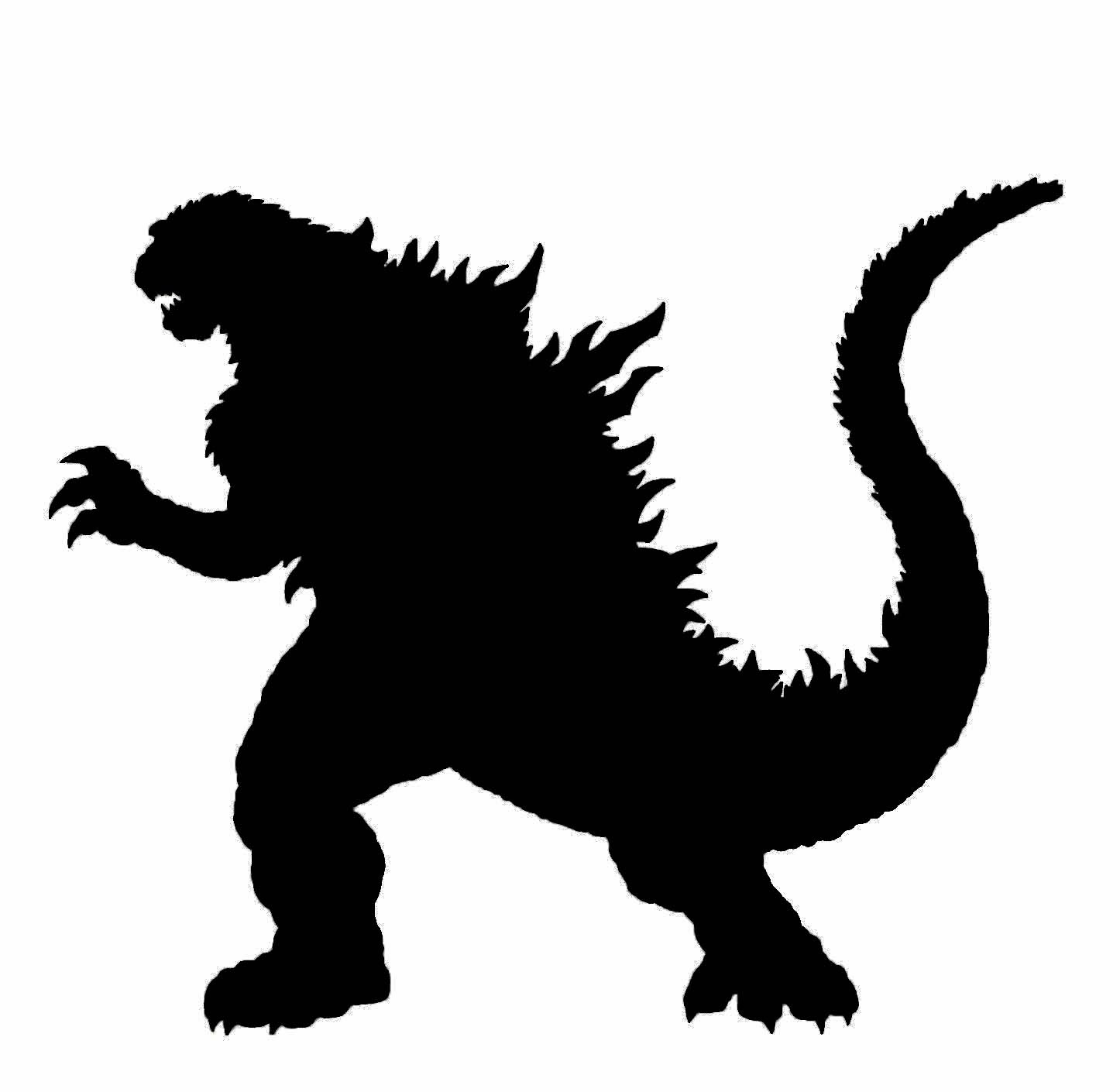 Godzilla Silhouette Vector Free - ClipArt Best