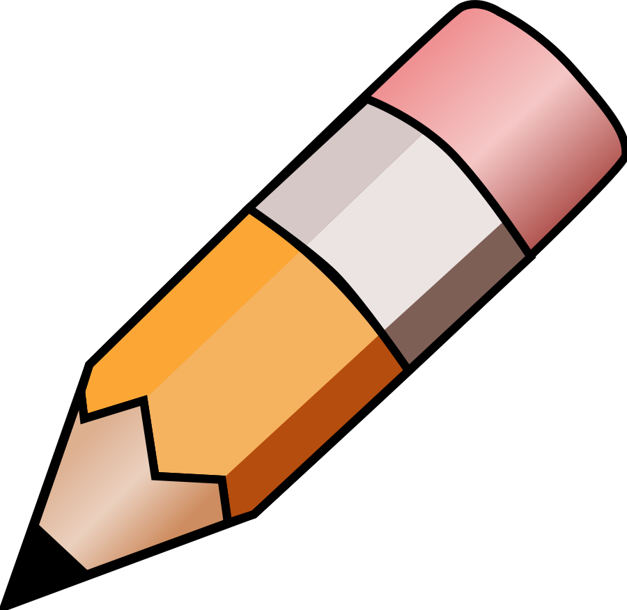 clipart book and pencil - photo #26