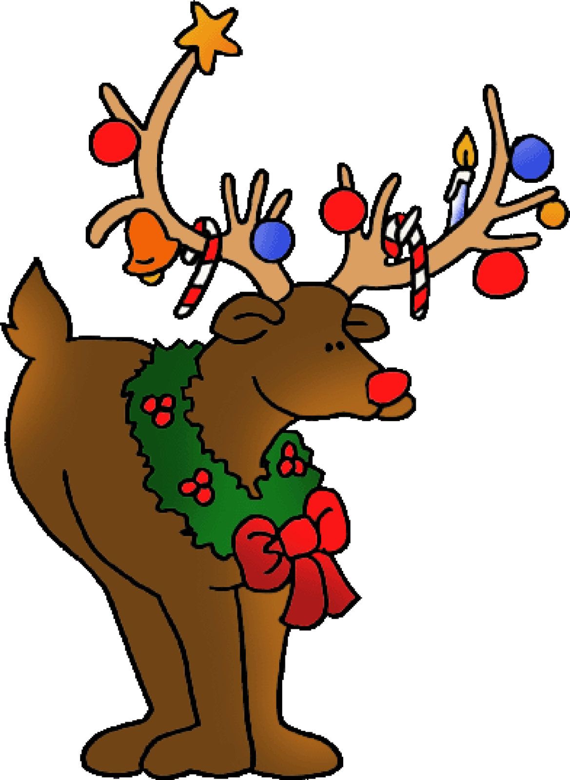 Deerclip Art Clip Art Free Christmas Clip Arts Images In High ...