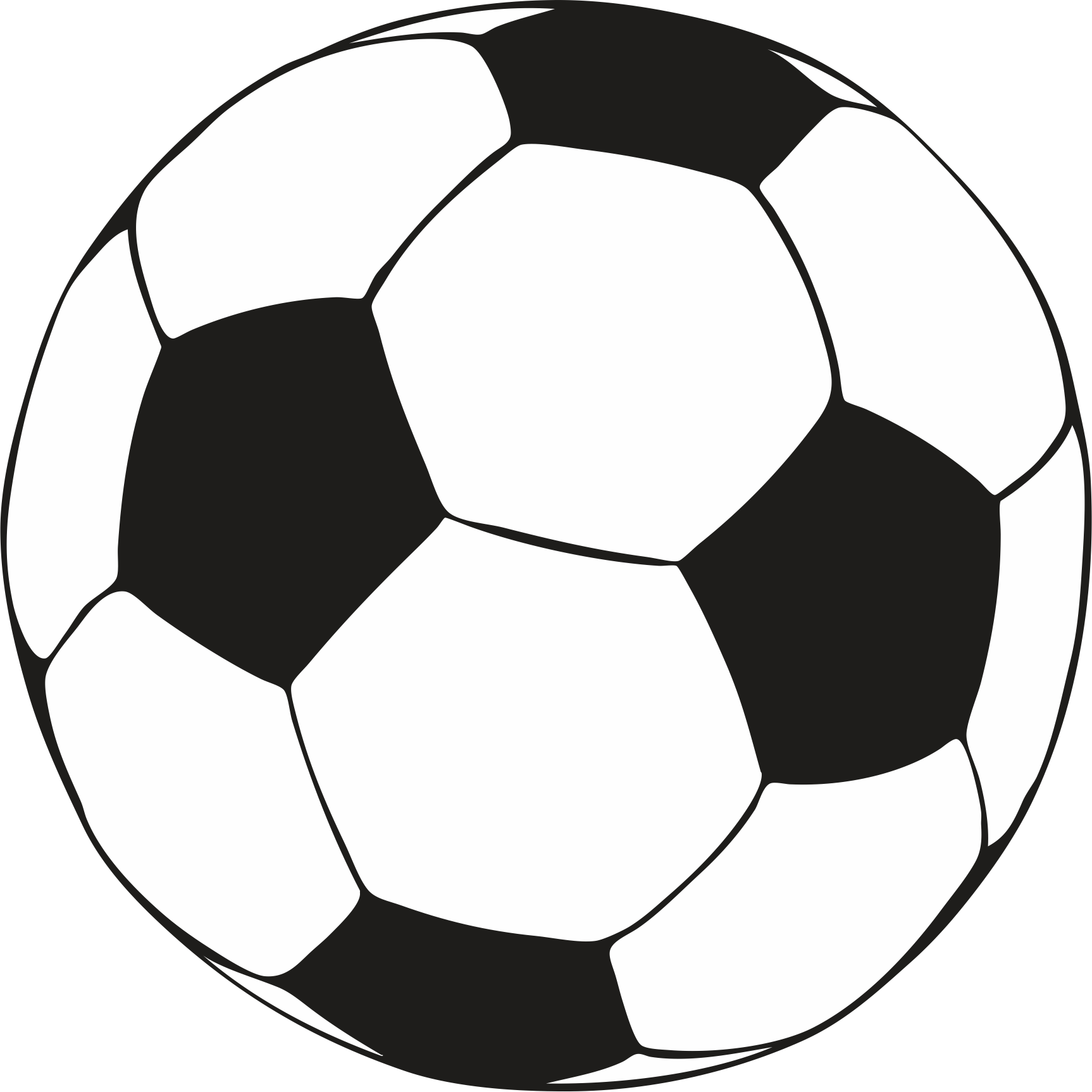 Soccer Ball Colouring - ClipArt Best