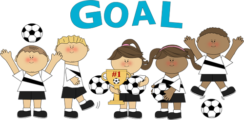 Soccer Team with Trophy Clip Art - Soccer Team with Trophy Image
