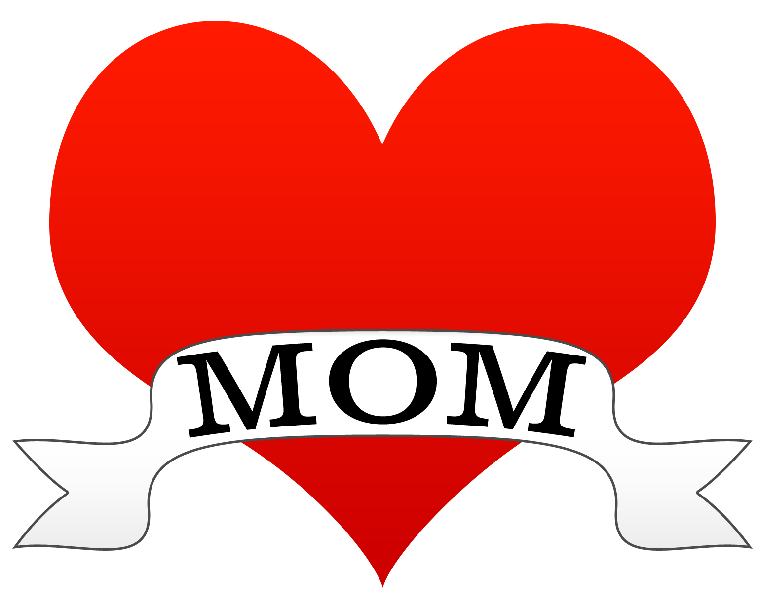Mom Heart Tattoo Style Clipart - Karen Cookie Jar