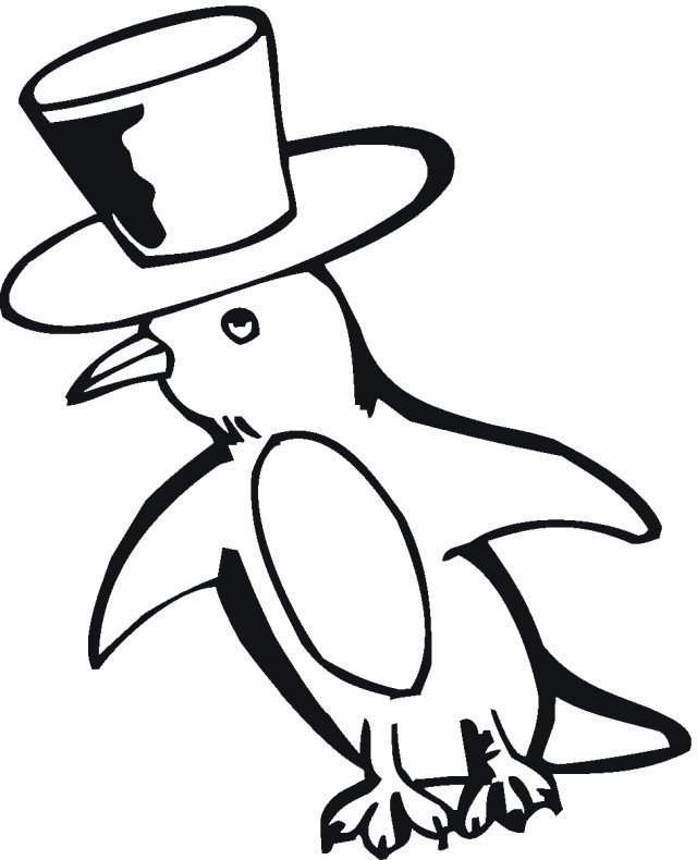 Cute Penguin Printable coloring pages | Coloring Pages