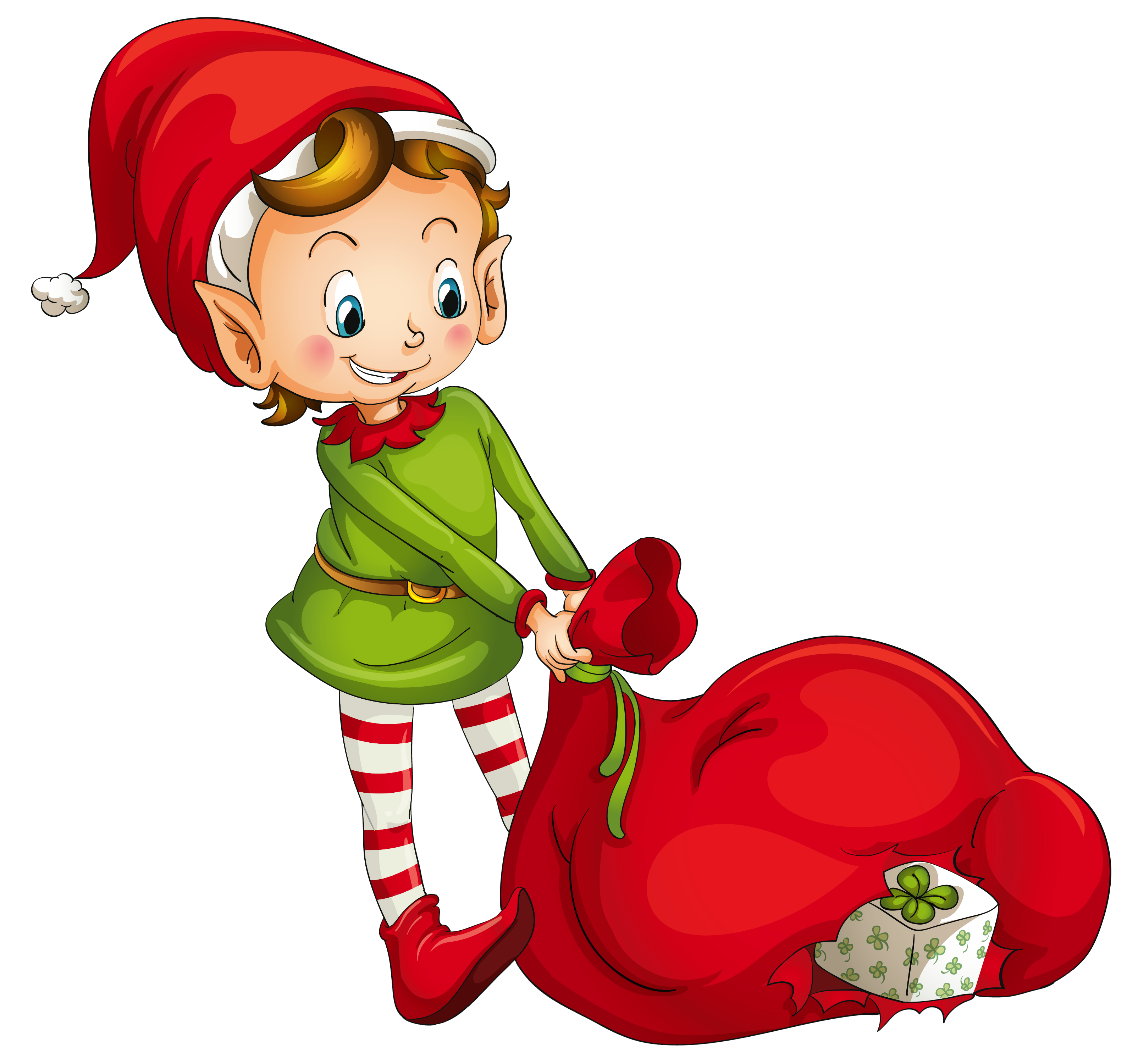 Picture Of A Christmas Elf - Cliparts.co