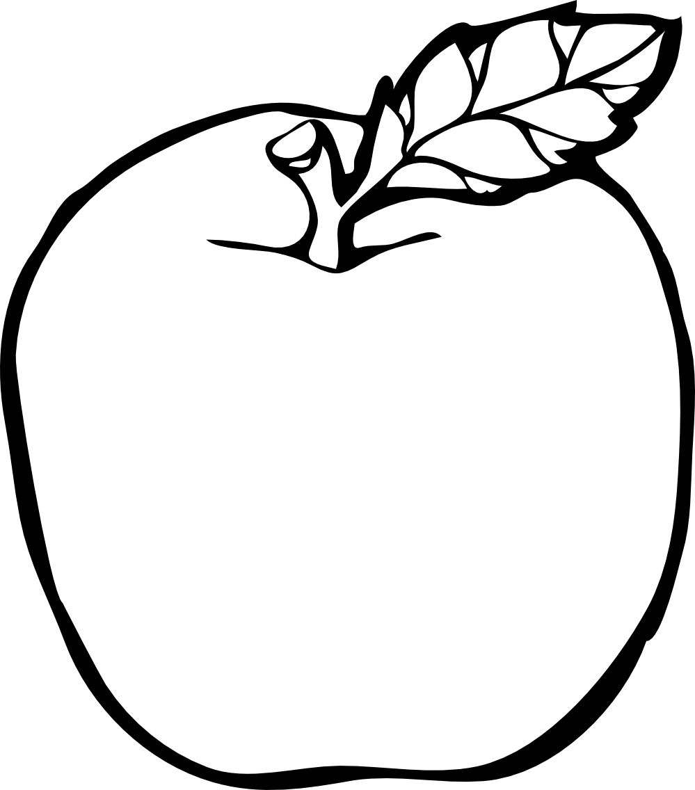 apple tree clipart black and white - photo #25