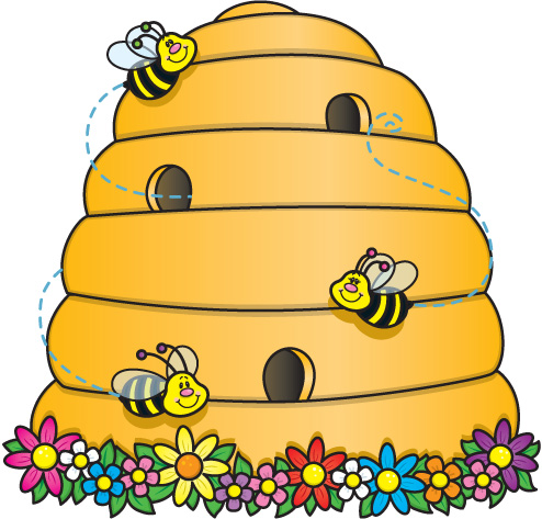 Cartoon Honey Bee Hive - Cliparts.co