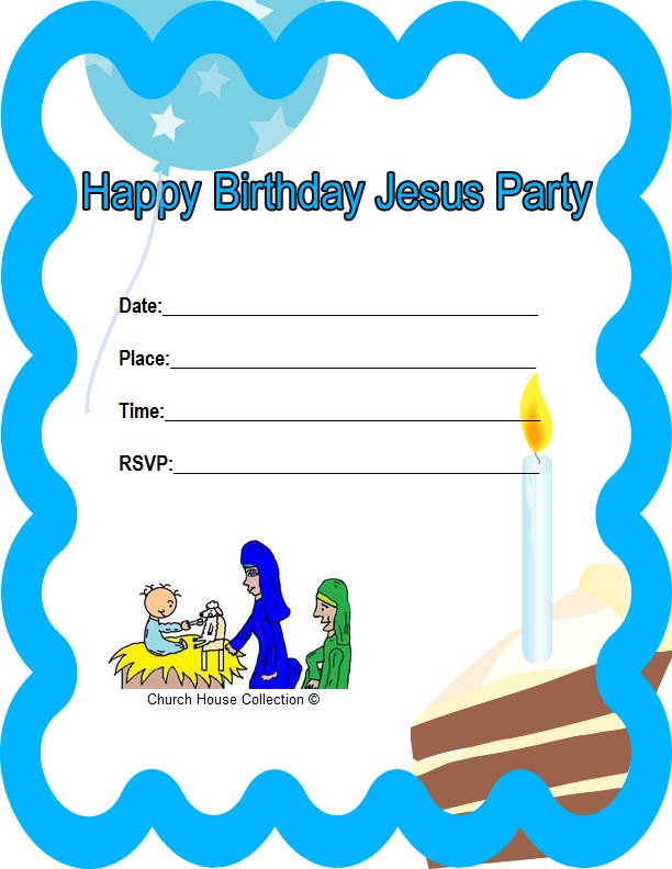 Church House Collection Blog: Printable Happy Birthday Jesus ...