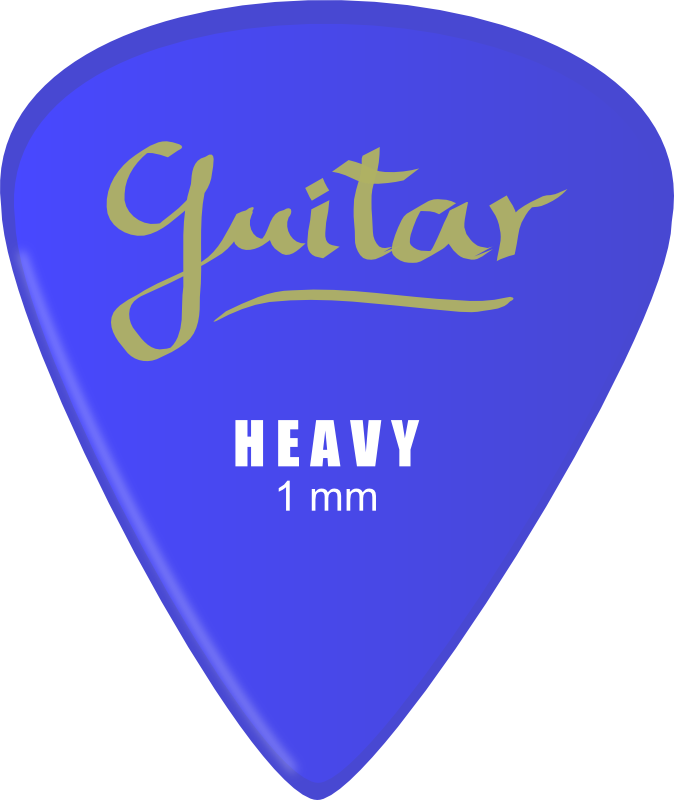 Clipart - Guitar pick