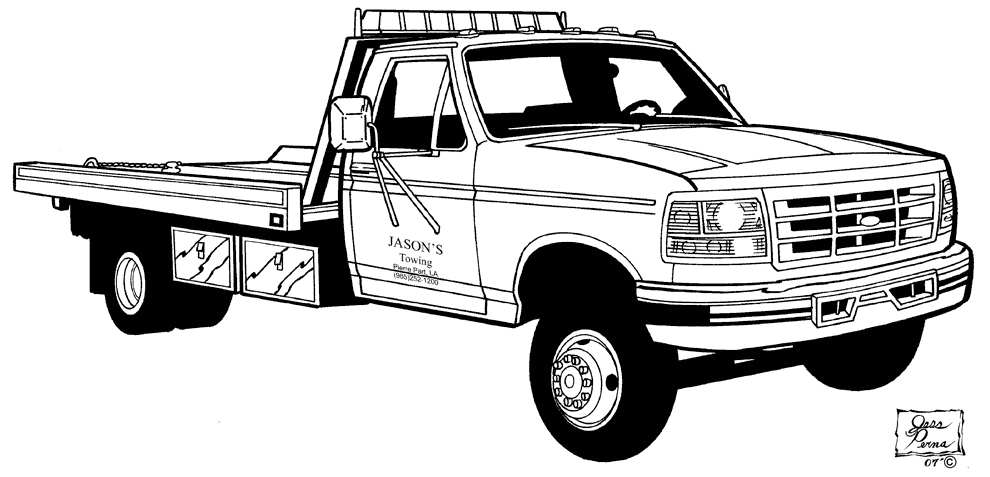 Old Pickup Truck Coloring Pages