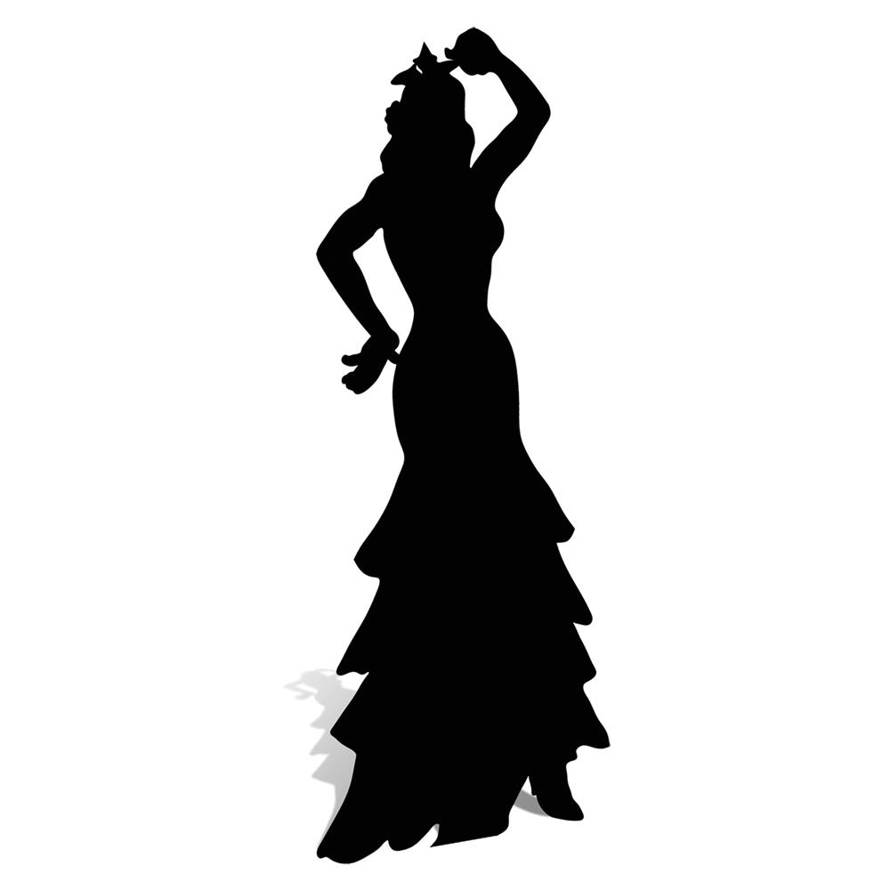 Stand-up Flamenco Dancer Silhouette 1.84cm | Peeks