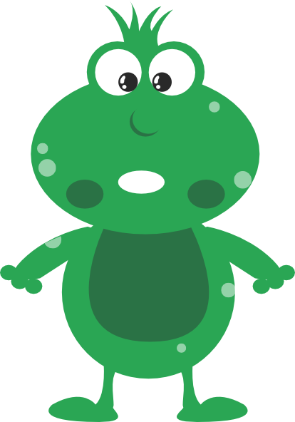 Green Frog Cartoon clip art - vector clip art online, royalty free ...