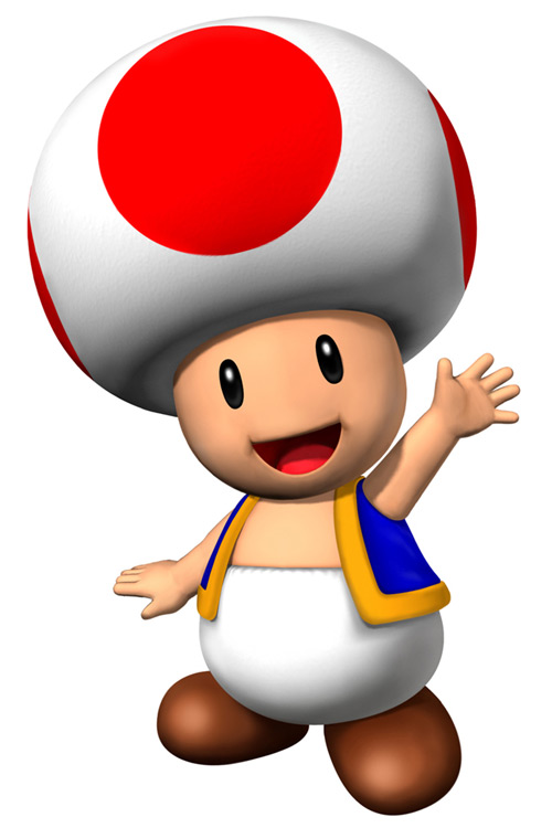 Toad - Characters & Art - New Super Mario Bros.