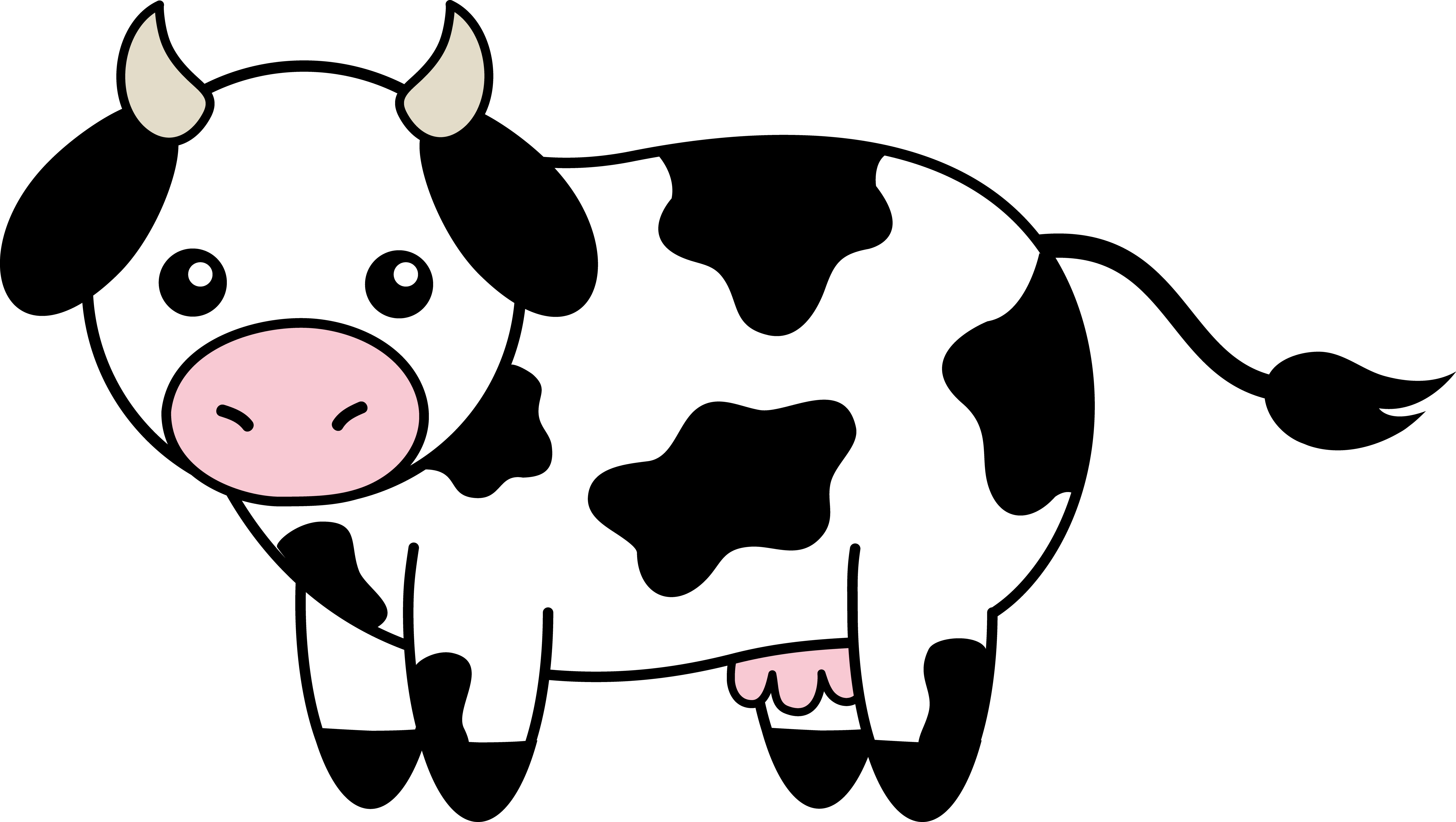 clip art holstein cow - photo #22