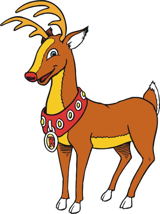 free christmas deer clipart - photo #21