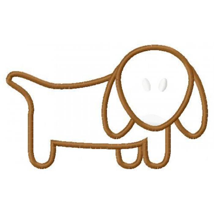 Weiner Dog Applique Designs