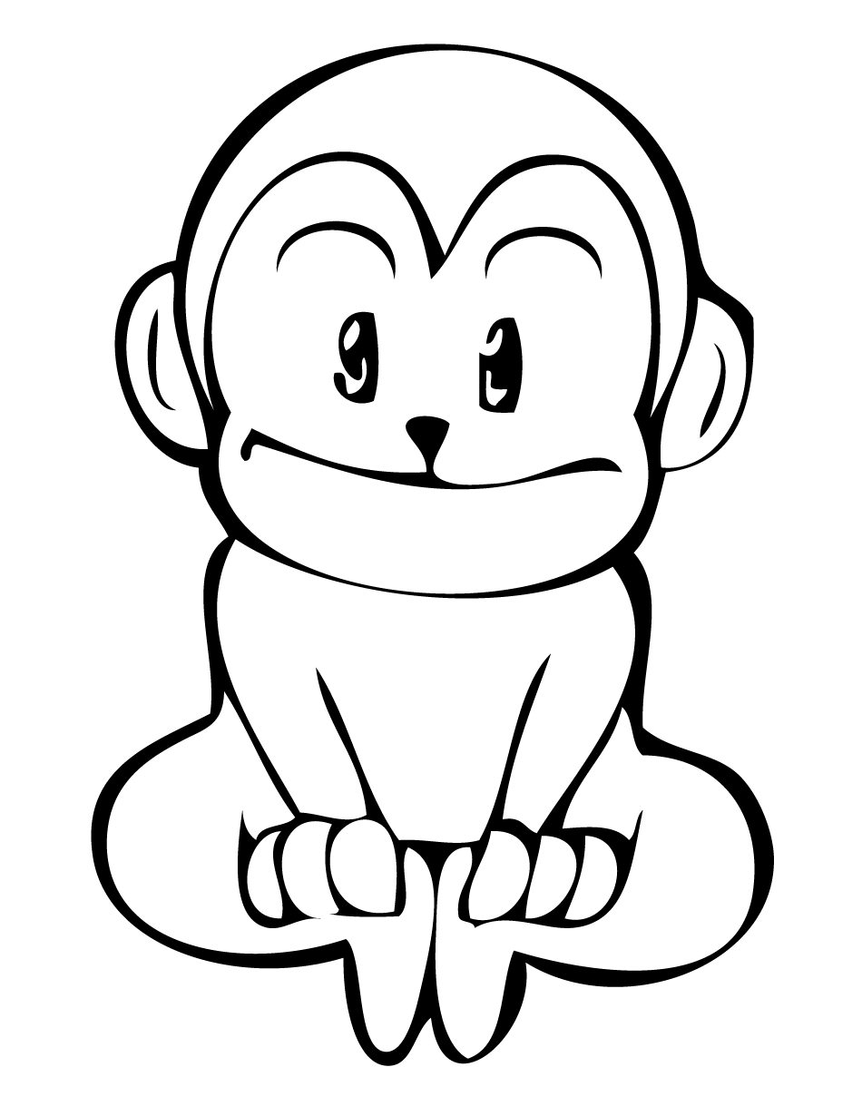 Images For > Hanging Monkey Template