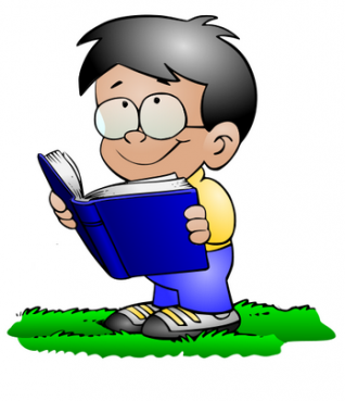 Pix For > Happy Kid Reading Clipart
