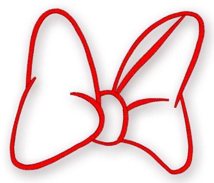 Minnie Bow Outline Images & Pictures - Becuo