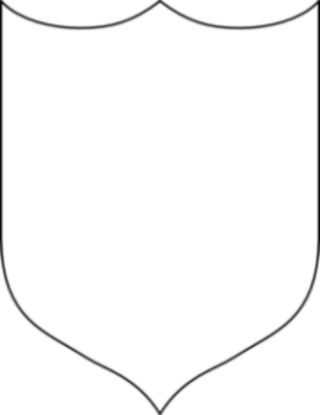Blank Shield Md image - vector clip art online, royalty free ...