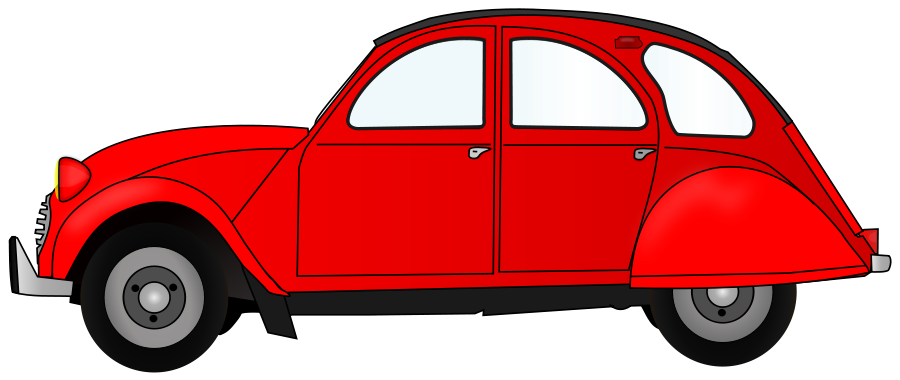 2CV red car Clipart, vector clip art online, royalty free design ...