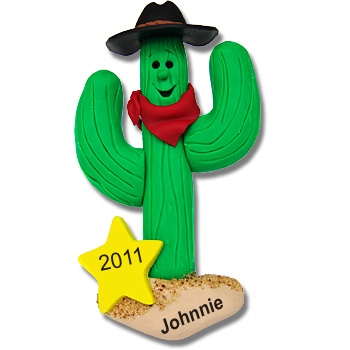 Cactus Cowboy Ornament|Buy Personalized Cactus Cowboy Ornament ...