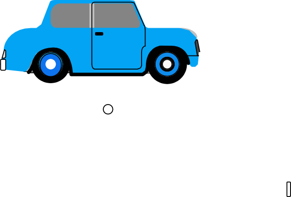 Animated Cars Moving Blue Car 2 Clipart - Free Clip Art Images