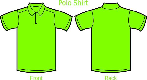 Green Polo Shirt clip art - vector clip art online, royalty free ...