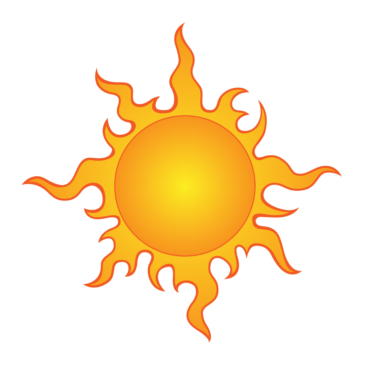 Pix For > Sun Logo Clip Art
