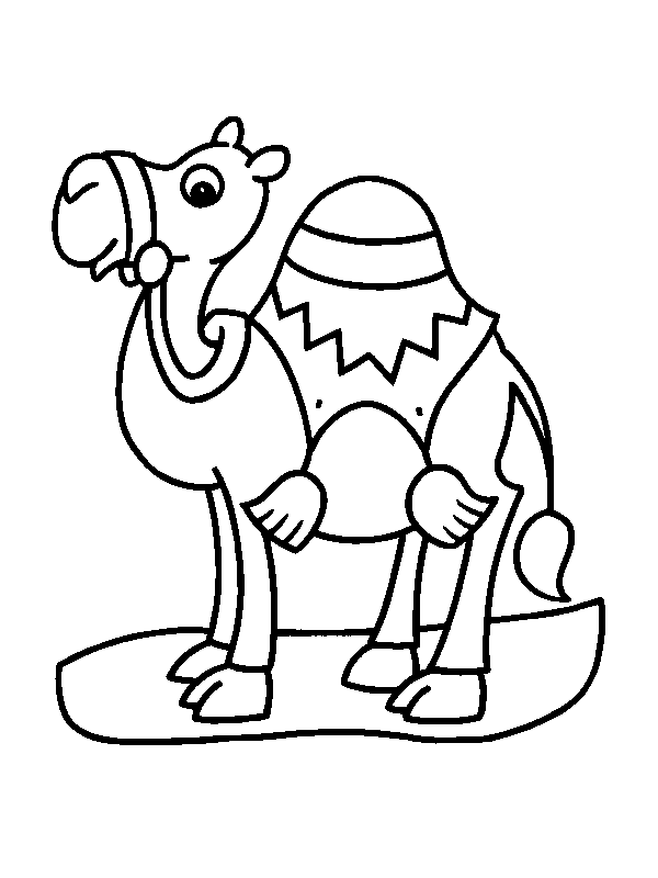 Camel For Little Children Coloring Pages Free Printable Coloring ...