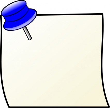 Note With Pin clip art - Download free Other vectors