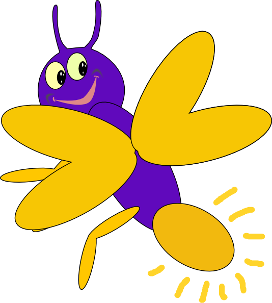 Purple Firefly 6 clip art - vector clip art online, royalty free ...