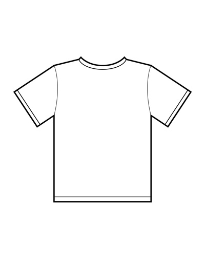 T Shirt Template Printable Cliparts co