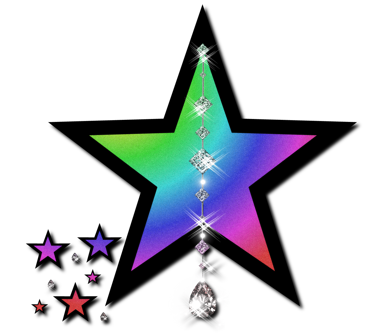 Silver Glitter Star Clipart | Clipart Panda - Free Clipart Images