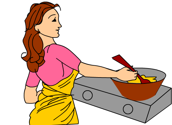 People Cooking Clipart