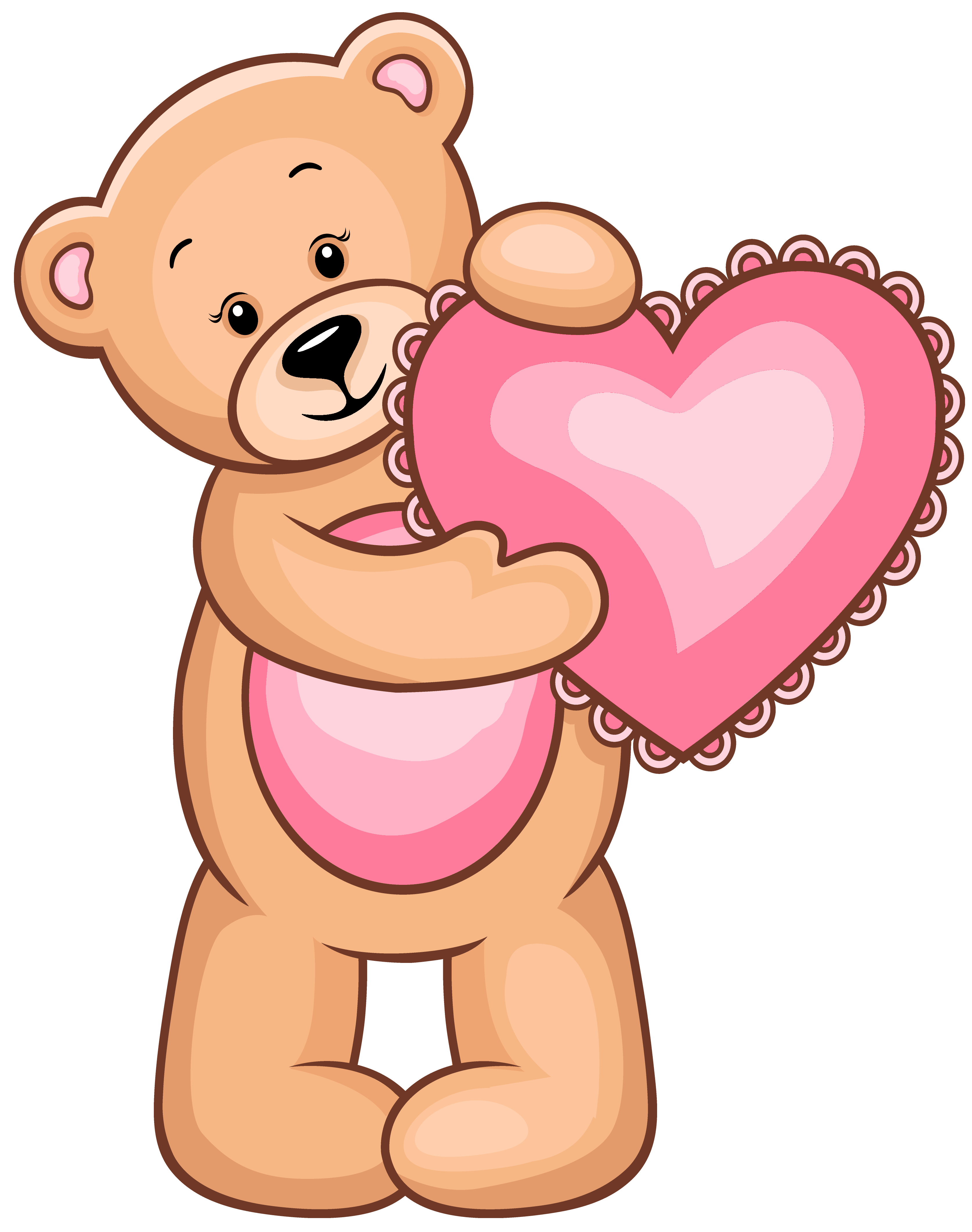 Teddy Bear Heart Clip Art Images & Pictures - Becuo