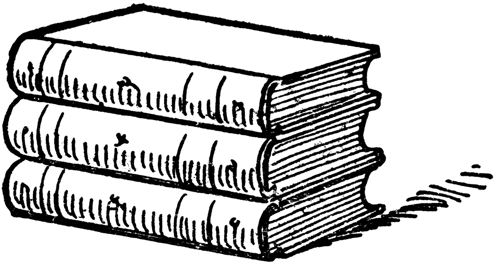 Three Books | ClipArt ETC